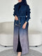 Kimono Abaya Bleu Dégradé