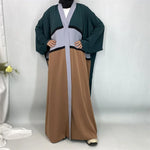 Kimono Abaya Décontracté Patchwork - Vignette | Kimono Japon