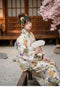 Kimono Japonais à Imprimé Floral Élégant