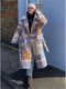 Manteau Kimono en Coton Chaud