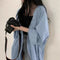 Veste kimono longue fluide beige sable respirante coton polyester.