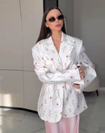 Manteau Style Kimono Floral - Vignette | Kimono Japon