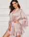 Peignoir Kimono à Froufrous