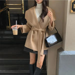 Manteau Kimono Stylé en Laine - Vignette | Kimono Japon