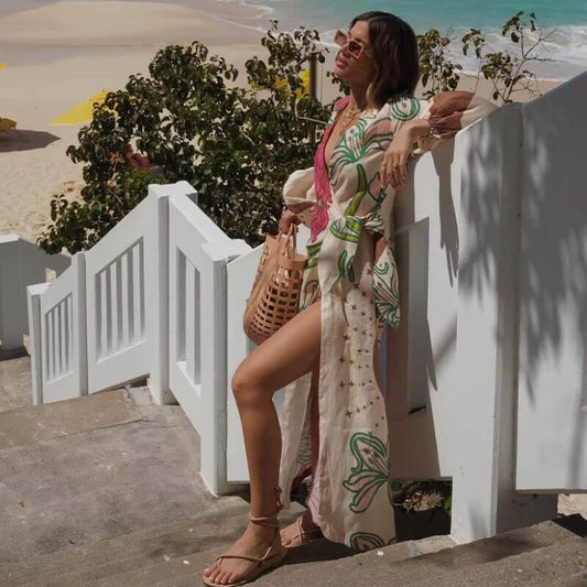 Robe Kimono Légère de Vacances
