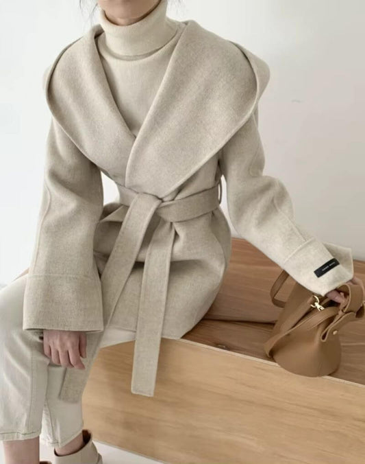 Manteau Kimono à Capuche