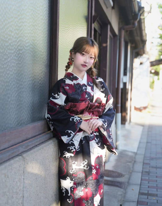 Kimono Japonais Femme Ancien