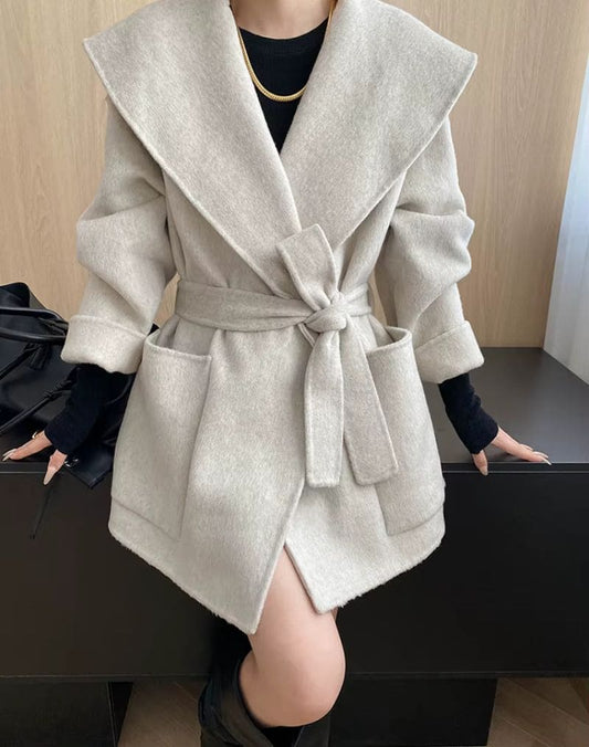 Manteau Kimono à Grand Col