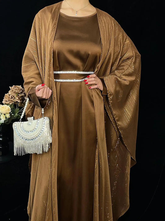 Ensemble Kimono Abaya Élégant