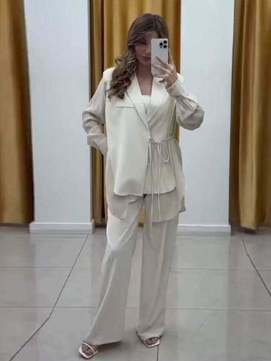 Ensemble Kimono Blanc Raffiné d’Été