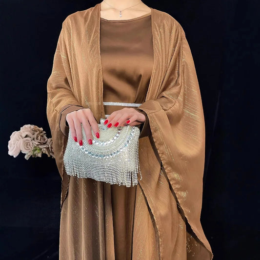 Ensemble Kimono Abaya Élégant