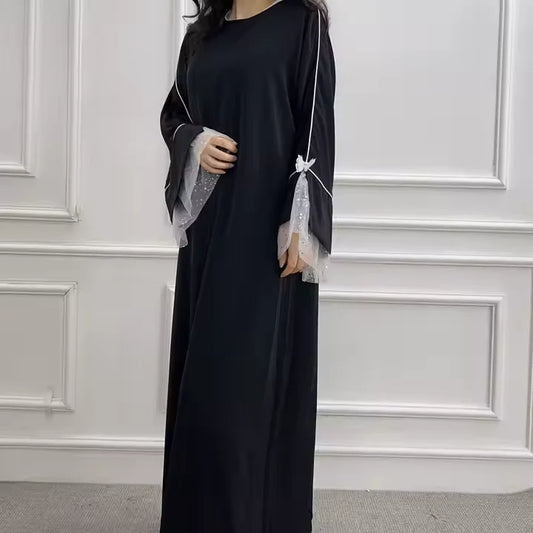 Kimono Abaya Manches en Dentelles