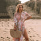 Robe Kimono Rose Sexy