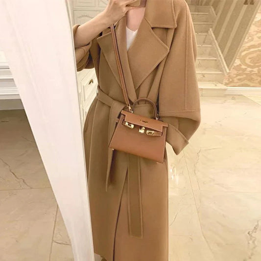 Manteau Epais Camel