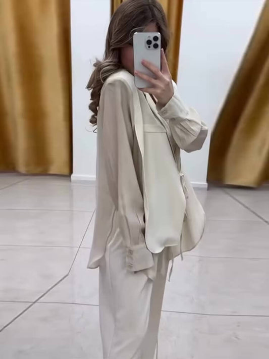 Ensemble Kimono Blanc Raffiné d’Été