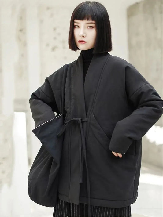 Manteau Kimono Vintage Épais