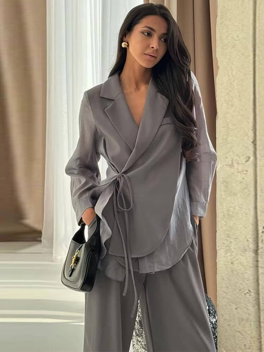 Ensemble Kimono Gris Original