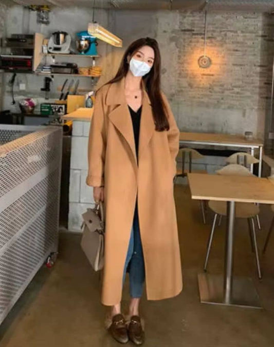 Manteau Epais Camel