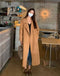 Manteau Epais Camel