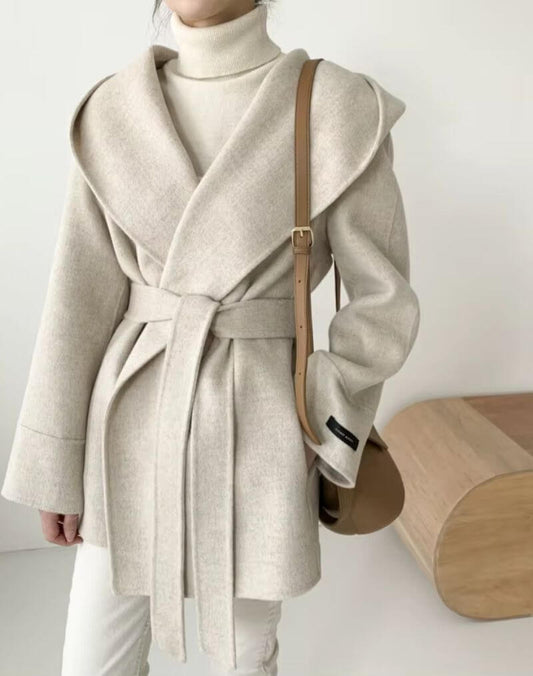 Manteau Kimono à Capuche