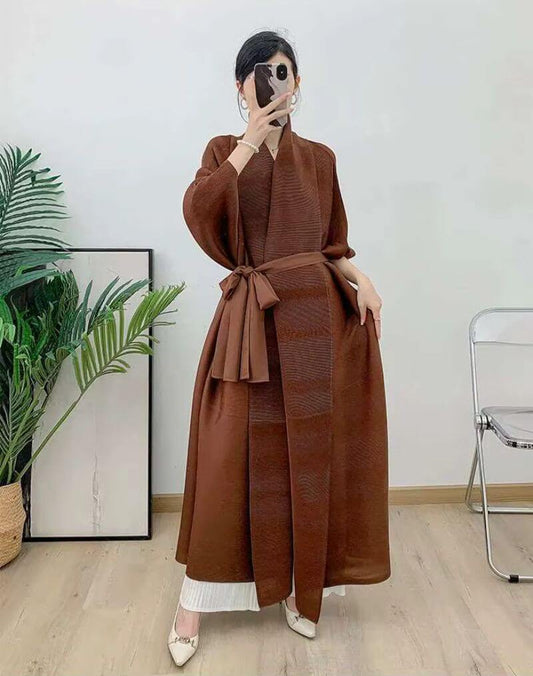 Manteau Kimono Long Café