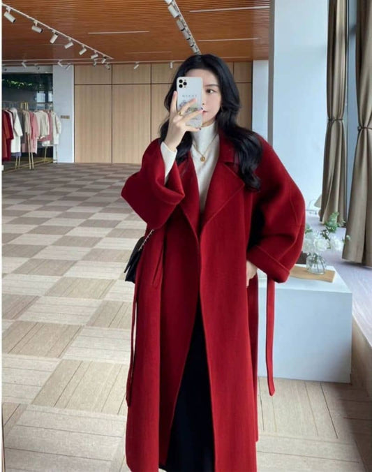 Manteau Kimono Rouge Design