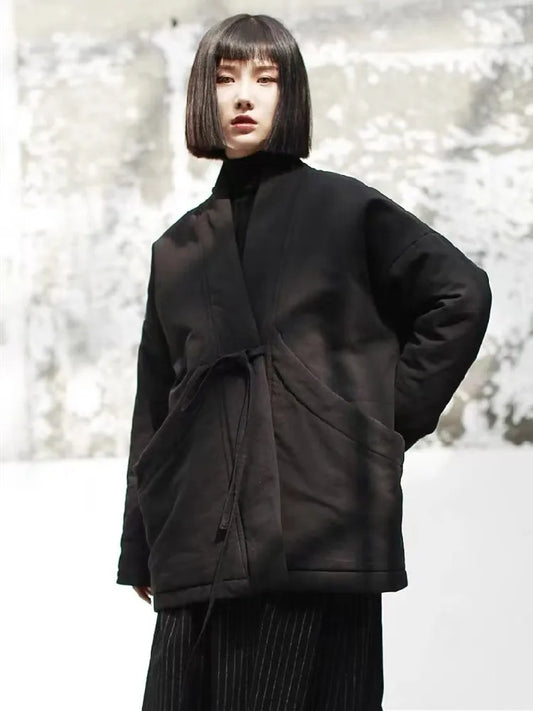 Manteau Kimono Vintage Épais