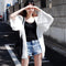 Veste Kimono Femme Blanc